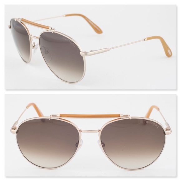 Tom Ford Other - New TOM FORD Colin Brown Aviator Sunglasses